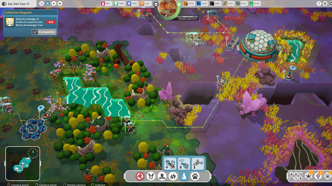 Screenshot aus dem Cozy Game BioEden