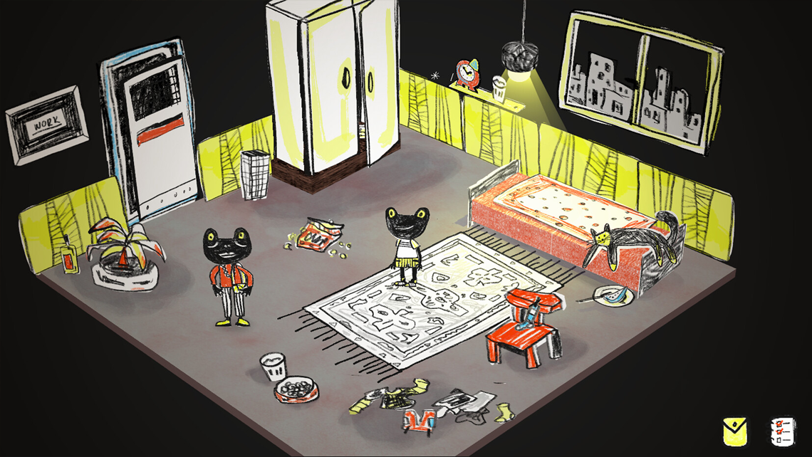Screenshot aus dem Cozy Game EbiTapes