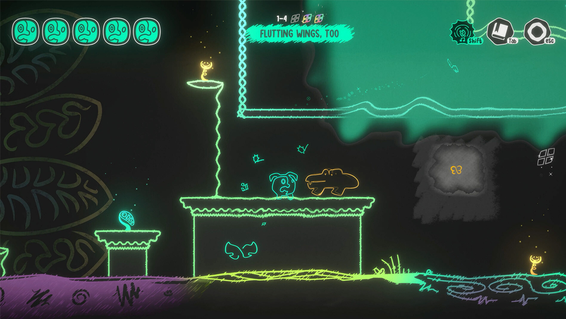 Screenshot aus dem Cozy Game Monowave